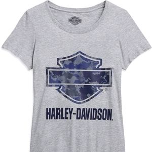 Harley-Davidson Women's Camouflage Logo Tee